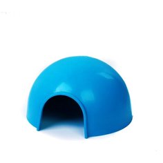 Домик - иглу для хомяков VOLTREGA, голубой, 12х8.5см (Испания)