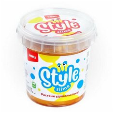 Слайм LORI Style Slime перламутровый "Золотой с ароматом банана". 150мл