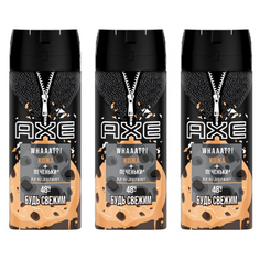 Дезодорант спрей Axe Кожа и печеньки, 150 мл., 3 шт.