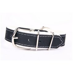 Ошейник для собак ZOOLESZCZ "Neo", черно-белый, 35х2см
