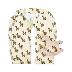 Многоразовые пеленки Mjolk Лошадки 13485 9-12 кг бежевый/коричневый