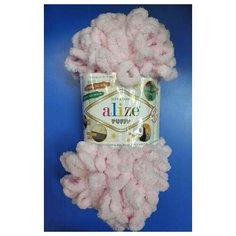 Пряжа для вязания Alize Puffy, цвет 031-св.розовый, 9м 100гр, 1 моток