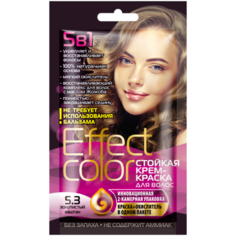 Fito косметик Effect Сolor стойкая крем-краска для волос, 5.3 золотистый каштан, 50 мл