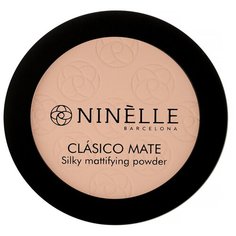 Ninelle Пудра компактная CLASICO MATE 202, розово-бежевый