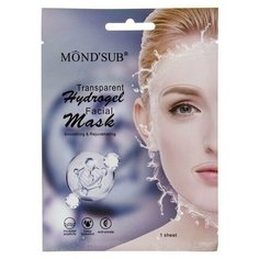 Mondsub Маска гидрогелевая Transparent Hydrogel Facial Mask золото, 25 г