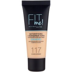 Maybelline New York Тональный крем Fit Me, 30 мл, оттенок: 117 Кремово-бежевый