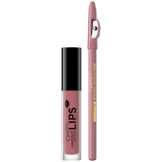 Eveline Cosmetics Набор для макияжа губ Oh! My Lips, оттенок 07 Baby Nude