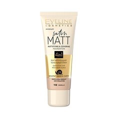 Eveline Cosmetics Тональный крем Satin Matt Mattifying Foundation, 30 мл, оттенок: 102 Vanilla