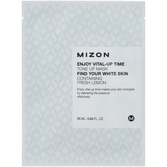Mizon Enjoy Vital-Up Time Tone Up Mask осветляющая тканевая маска, 25 мл