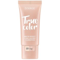 DIVAGE Тональный крем True Color, 25 мл, оттенок: 01 fair