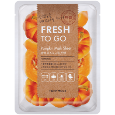 TONY MOLY Fresh To Go Pumpkin Mask Sheet укрепляющая маска с экстрактом тыквы, 22 г