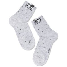 Носки Conte Elegant Puppy 17С-183СП, размер 23, светло-серый