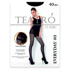 Колготки TEATRO Everyday, 40 den, размер 4-XL, nero (черный)