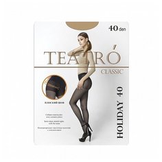 Колготки TEATRO Holiday, 40 den, размер 5-XXL, melon (бежевый)
