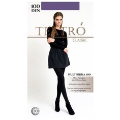 Колготки TEATRO Multifibra Color, 100 den, размер 2-M, lavanda denim (фиолетовый)