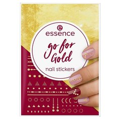 Наклейки для ногтей Essence Nail Stickers Go for Gold