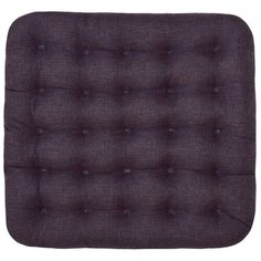 Подушка на стул из рогожки с лузгой гречихи, фиолетовая, 40х40 см Kilux