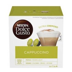 Кофе в капсулах NESCAFE Cappuccino для кофемашин Dolce Gusto, 8 шт. х 8 г, молочные капсулы 8 шт. х 17 г, 5219849