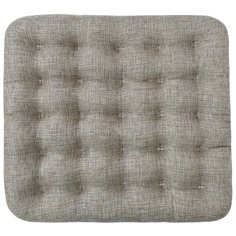 Подушка на стул из рогожки с лузгой гречихи, 40х40 см Kilux