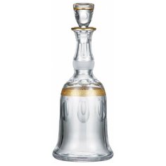 Графин для водки/ликера 1 л Crystalite Bohemia "Джесси /Матовое золото /43373" / 104838