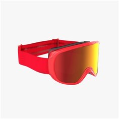 Маска для лыж и сноуборда для любой погоды для детей и взрослых красная G 500 I S WEDZE X Декатлон Decathlon