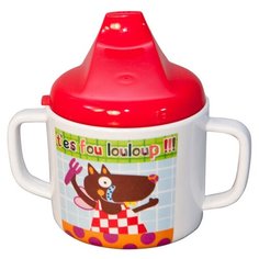 Поильник-непроливайка Ebulobo Mug Louloup E20006 волчонок