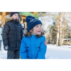 Парка теплая водонепроницаемая для походов для детей 2–6 лет SH500 U-WARM, размер: 89-95 CM 2-3, цвет: Ярко-Синий QUECHUA Х Декатлон Decathlon