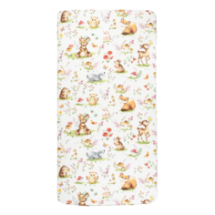 Простыня на резинке Forest kids 7898, 80 х 160 см, белый