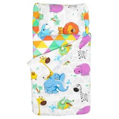Постельное белье 1.5-спальное Forest kids Funny Zoo, поплин, 1 наволочка 50 х 70 см, многоцветный