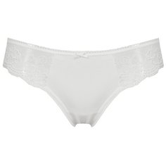 Alla Buone Трусы стринги с кружевными вставками по бокам, размер S(44), bianco