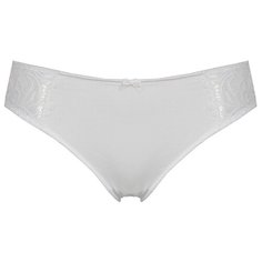 Alla Buone Трусы слипы с кружевной полосой по бокам спереди, размер S(44), белый