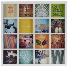 Панно для фотографий Gridart белое Umbra