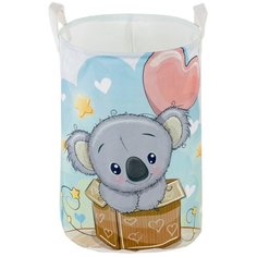 Корзина для хранения игрушек водонипроницаемая "Коала" 35х35х45 см 4332383 Globos Festival