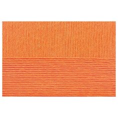 Пряжа для вязания ПЕХ Летняя (100% Мерсеризованный хлопок) 5х100г/330м цв.485 желтооранжевый Пехорка ПЕХ.летн.485