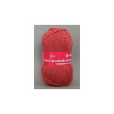 Пряжа для вязания ПЕХ Австралийский меринос (95% мериносовая шерсть, 5% акрил высокообъемный) 5х100г/400м цв.185 землянка Пехорка ПЕХ.австр.МЕ.185