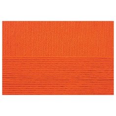 Пряжа для вязания ПЕХ Виртуозная (100% мерсеризованный хлопок) 5х100г/333м цв.284 оранжевый Пехорка ПЕХ.вирт.284