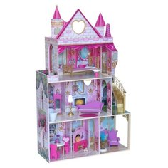 Кукольный домик KidKraft Розовый Замок, с мебелью