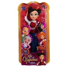 Кукла озвученная Карапуз "Царевны", Даша, 29 см, 15 фраз и песен, руки, ноги сгибаются, блистер (5PR-DASHA29-21-SN)