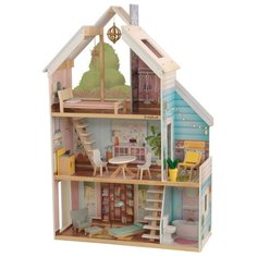 Кукольный домик KidKraft Зоя, с мебелью, 13 элементов, интерактивный