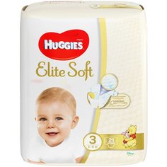 Huggies подгузники Elite Soft 3 (5-9 кг), 21 шт.