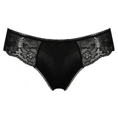 Alla Buone Трусы стринги с кружевными вставками по бокам, размер M(46), nero