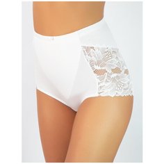 Alla Buone Трусы слипы высокой посадки, размер 2XL(52), bianco