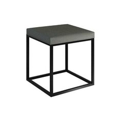 Пуф Крафт 400х400х460 черный муар/графит 6244508 Сима ленд