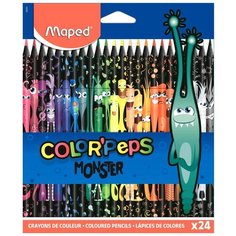 Maped Карандаши цветные ColorPeps Monster 24 цвета (862624)