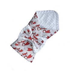 Конверт - одеяло на выписку MUMMY.BOX Fox.Grey/White