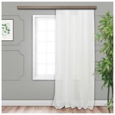 Штора-тюль Witerra "Листья", с резиновым рисунком, 300*260 см