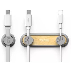 Магнитный органайзер для кабелей Xiaomi Bcase TUP2 Magnetic Organizer бежевый