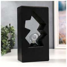 Лампа настольная Risalux E14, 40 Вт, черный, 13*7,5*24,5 см
