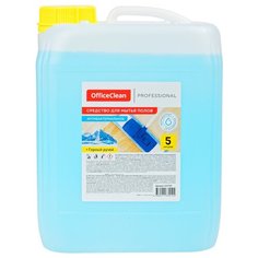 Средство для мытья полов и стен OfficeClean "Антибактериальное. Горный ручей", концентрат, 5л