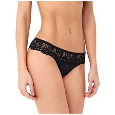 Luce del Sole Трусы стринги Sposa низкой посадки, размер 3 (46), черный